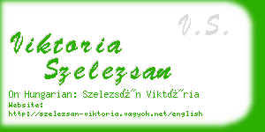 viktoria szelezsan business card